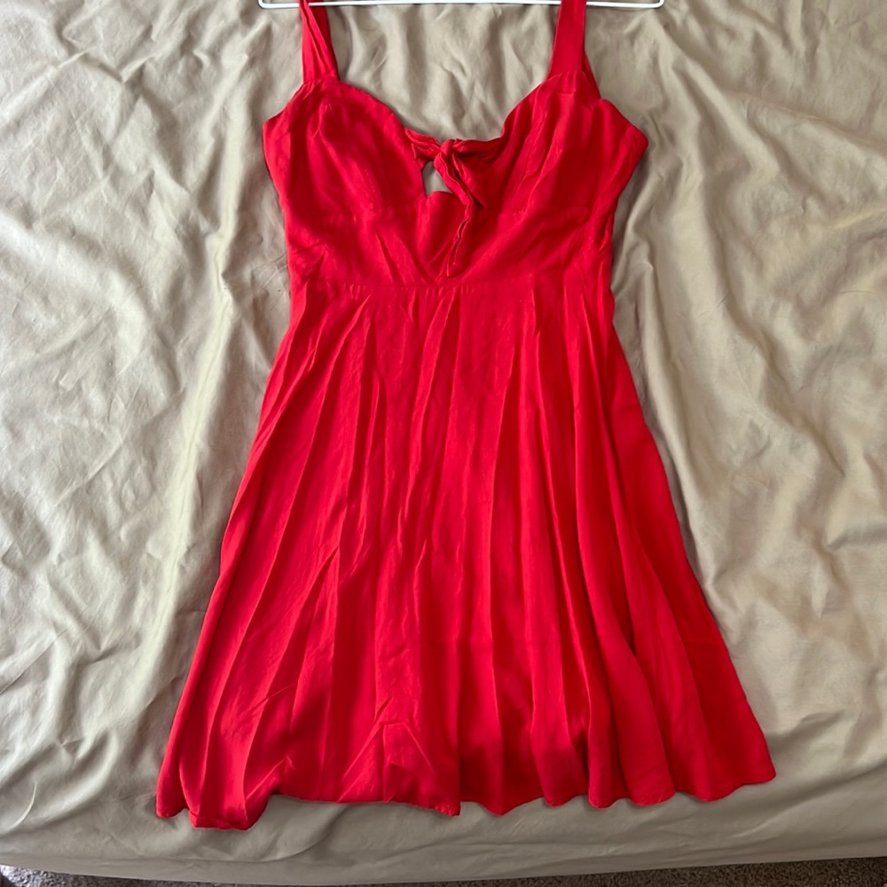 Charlotte Russe, XS Dark-Coral colored sundress. Minimal wear and tear